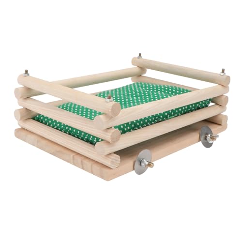COLLBATH Mini Haustier Hängematte Bett Mit Pad Für Kleine Tiere Einfach Zu Befestigen Naturmaterialien Warmes Zuhause Für Hamster Und Kleine Haustiere von COLLBATH