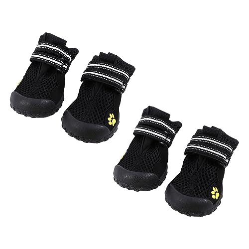 COLLBATH 1Satz Outdoor Hundeschuhe Für Große Atmungsaktive Mesh rutschfeste Sohle Für Bergsteigen Und von COLLBATH