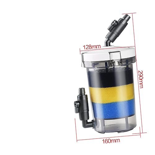 COLLBATH 1Stk Aquarienfilter innenfilter hauswasserfilter außenfilter Aquariumfilter Filter für Aquarien Tauchtank vorderer Graszylinderfilter Filterausrüstung für Aquarien Transparent von COLLBATH