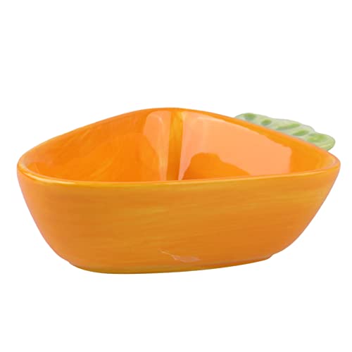COLLBATH 1Stk Hamsterschale aus Keramik Haustiernapf Heimtierbedarf Obst Feeder keramiknapf für Hunde Hochwertige Keramikfutterschale Haustiergeschirr Wasserfutterspender für Katzen Orange COLLBATH 1Stk Hamsterschale aus Keramik Haustiernapf Heimtierbedarf Obst Feeder keramiknapf für Hunde Hochwertige Keramikfutterschale Haustiergeschirr Wasserfutterspender für Katzen Orange von COLLBATH