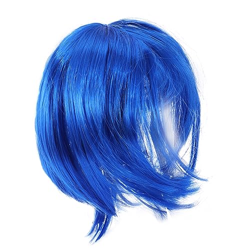 COLLBATH 1stück Lustiges Katzenkostüm Mit Haarteil Für Haustiere Niedliche Katzen Und Hundekostüme Kreative Perücke Für Haustier-verkleidungen Blaues Headdress Accessoire Für Und von COLLBATH