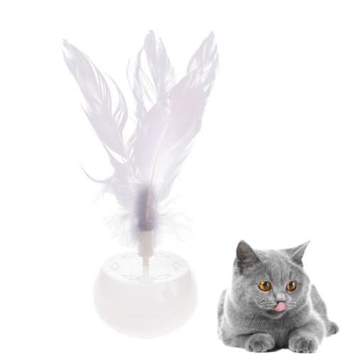 COLLBATH Elektronisches Interaktives Katzenspielzeug Mit Feder Tumbler Ball Für Haustiere Aus Kunststoff Sicher Und Bissfest Zum Spielen COLLBATH Elektronisches Interaktives Katzenspielzeug Mit Feder Tumbler Ball Für Haustiere Aus Kunststoff Sicher Und Bissfest Zum Spielen von COLLBATH