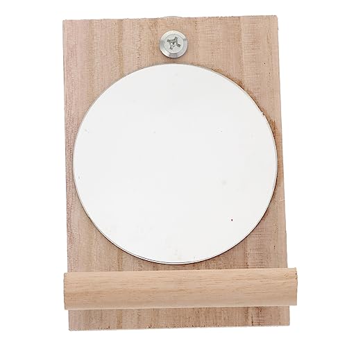 COLLBATH Sittich Vogel Spielzeug Spiegel Mit Sitzstange Ständer Für Ziervögel Acryl Sicher Material COLLBATH Sittich Vogel Spielzeug Spiegel Mit Sitzstange Ständer Für Ziervögel Acryl Sicher Material von COLLBATH