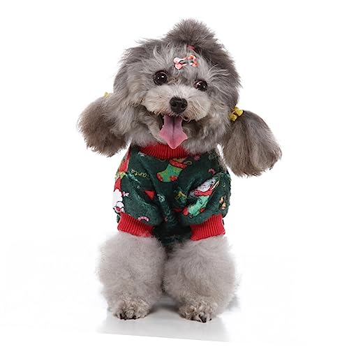 COLLBATH 1Stk vierbeinige Kleidung Weihnachts hundekostüm Weihnachten hundekostüm Weihnachtshundekostüm Accessoires zum Verkleiden von Hunden Kleider Haustier-Partykostüm von COLLBATH