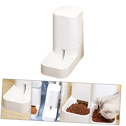 COLLBATH Automatischer Futterspender Für Hunde Und Katzen Kunststoff Futterbehälter Mit Kalorienfreier Fütterung Platzsparendes Design Für 2,1 Kg Trockenfutter COLLBATH Automatischer Futterspender Für Hunde Und Katzen Kunststoff Futterbehälter Mit Kalorienfreier Fütterung Platzsparendes Design Für 2,1 Kg Trockenfutter von COLLBATH