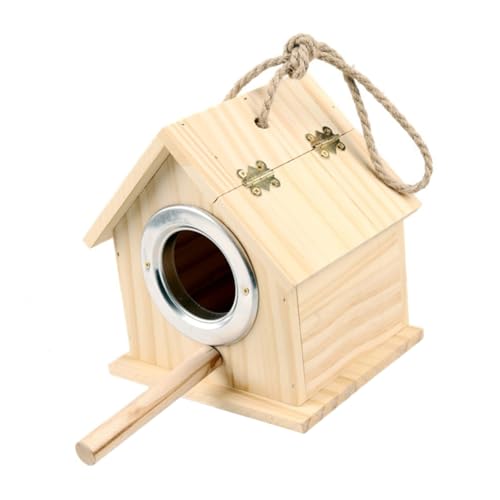 COLLBATH 1Stück Hölzernes Papageinest Vogelzuchtbox Aus Kiefernholz Für Aufzucht Von Vögeln Nistkasten Für Zuchtvögel Zubehör Für Vogelkäfige Und Vogelhaltung COLLBATH 1Stück Hölzernes Papageinest Vogelzuchtbox Aus Kiefernholz Für Aufzucht Von Vögeln Nistkasten Für Zuchtvögel Zubehör Für Vogelkäfige Und Vogelhaltung von COLLBATH