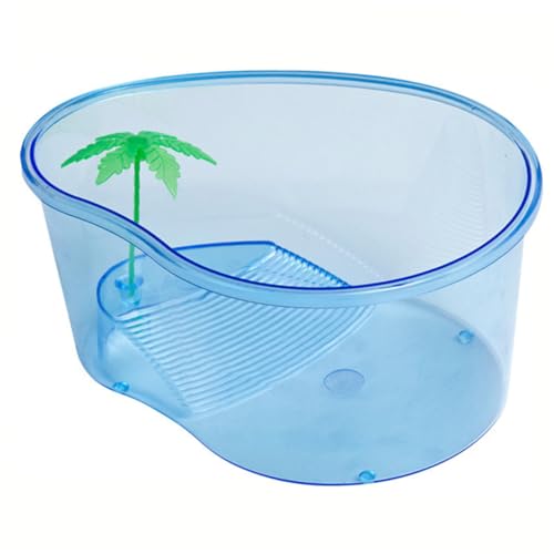 COLLBATH 1Stück Umweltfreundliches Plastikschildkrötenbecken Himmelblaues Schildkrötenbecken Für Schildkröten Reinigen Perfektes von COLLBATH