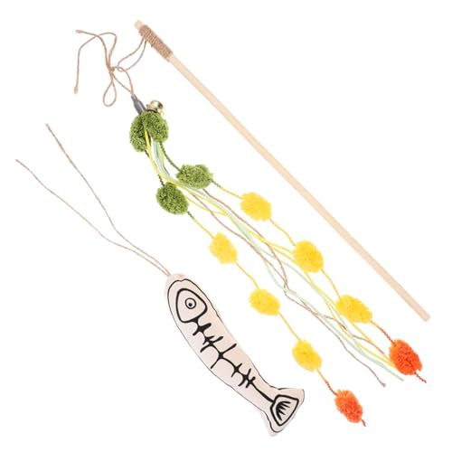 COLLBATH 1stück Interaktiver Katzenminze Teaser Stick Praktisches Spielzeug Für Katzen Fördert Spiel Und Interaktion Langlebiges Material Zufällige Muster Und Farben COLLBATH 1stück Interaktiver Katzenminze Teaser Stick Praktisches Spielzeug Für Katzen Fördert Spiel Und Interaktion Langlebiges Material Zufällige Muster Und Farben von COLLBATH