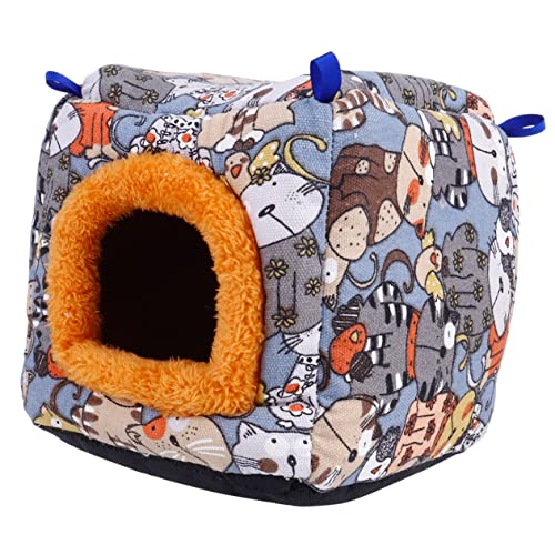COLLBATH Multifunktionales Hamster-/Meerschweinchenbett warmes Winterkissen Meerschweinchenhaus für Haustiere bequemes Schlafbett zufällige Farbe COLLBATH Multifunktionales Hamster-/Meerschweinchenbett warmes Winterkissen Meerschweinchenhaus für Haustiere bequemes Schlafbett zufällige Farbe von COLLBATH