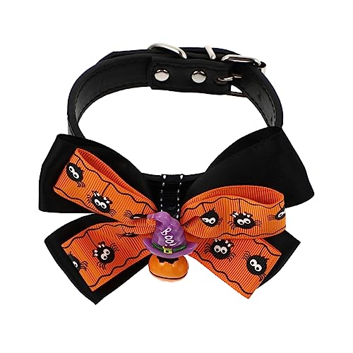 COLLBATH 1stück Halloween Hundehalsband Mit Glöckchen Katzenkostüm Mit Fliege Haustier-Dekoration Für Halloween Für Kleine Und Mittelgroße Hunde Und Bequem Und Langlebig COLLBATH 1stück Halloween Hundehalsband Mit Glöckchen Katzenkostüm Mit Fliege Haustier-Dekoration Für Halloween Für Kleine Und Mittelgroße Hunde Und Bequem Und Langlebig von COLLBATH