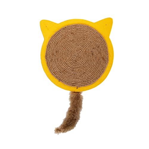 COLLBATH Katzenkratzbrett Spielzeug Sisalmatte Kratzbrett Katzenbedarf Zum Schleifen Gelb COLLBATH Katzenkratzbrett Spielzeug Sisalmatte Kratzbrett Katzenbedarf Zum Schleifen Gelb von COLLBATH