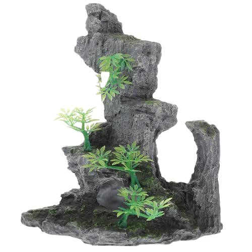 COLLBATH Gefälschte Berg Für Fisch Tank 1pc Einzigartige Grüne Aquarium Dekoration Landschaft Schmücken von COLLBATH
