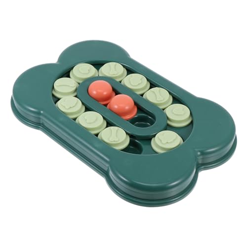 COLLBATH 1stk Nahrungsplatte Slow Feeder Hundenäpfe Langsamer Fressnapf Für Hunde Hund Frisst Hundefutter Puzzle Ständer Für Hundenapf Slow-Food-schüssel Für Haustiere Züchten Plastik Green von COLLBATH