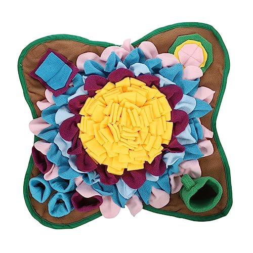 COLLBATH 48x48cm Haustier-trainingsmatte Pet Snuffle Pad Langsame Fressmatte Für Hunde Und Katzen Haustier Schnüffeldecke Fütterungsmatte von COLLBATH