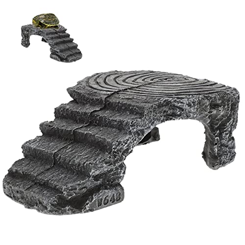 COLLBATH 1pc Schildkröte Schwimmende Plattform Harz Station Reptil Klettern Plattform Geeignet Für Schildkröten Freunde von COLLBATH