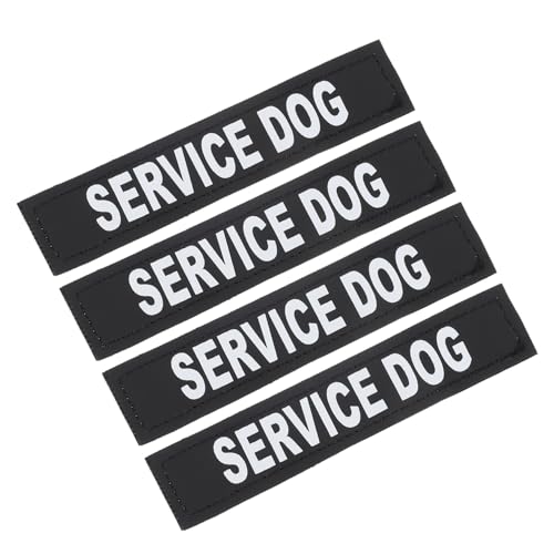 COLLBATH 2paare Reflektierende Hundebrustgeschirr-Patches Selbstklebende Aufnäher Für Haustierwesten Dekorative Aufkleber Für Hunde Für Kostüme Und Besondere Anlässe von COLLBATH