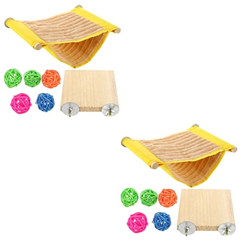 COLLBATH 2 Sets Warmes Schlafbett-Spielzeug Meerschweinchen-ruhehängematte Sprungbrettnest Haustier-schlafbett Gemütlich Für Tiere von COLLBATH