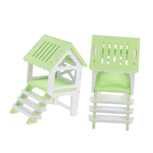 COLLBATH Hamsterhaus Mit Rampe Aus PVC Für Kleintiere Versteck Und Spielhaus Für Hamster Meerschweinchen Und Andere Haustiere von COLLBATH