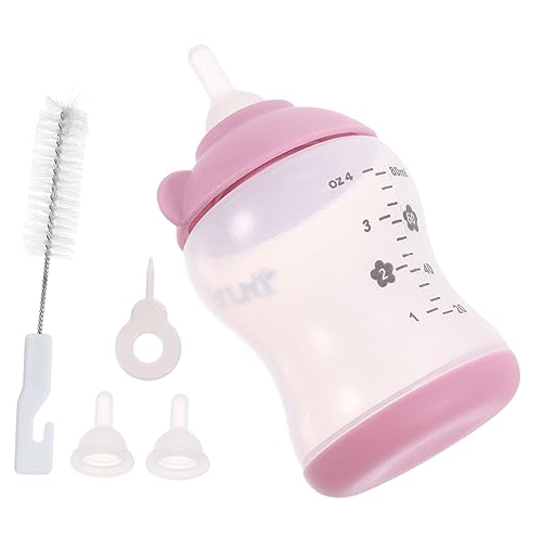 COLLBATH 2 Sets Haustierzubehör 80 Ml Kätzchenflasche Pflege Für Neugeborene Und Kätzchen Fütterungswerkzeuge Für Haustiere Kompakte Größe Zum Tragen von COLLBATH