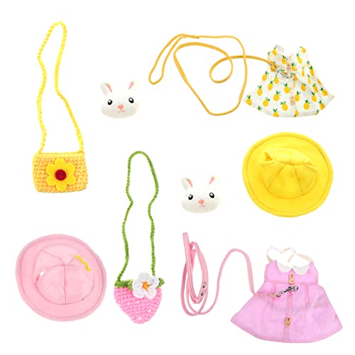COLLBATH Set Mit Hasenanzug Und Leine Haustier-Anzug Mit Tasche Warme Mütze Modisch Sanfte Töne Bequeme Passform COLLBATH Set Mit Hasenanzug Und Leine Haustier-Anzug Mit Tasche Warme Mütze Modisch Sanfte Töne Bequeme Passform von COLLBATH