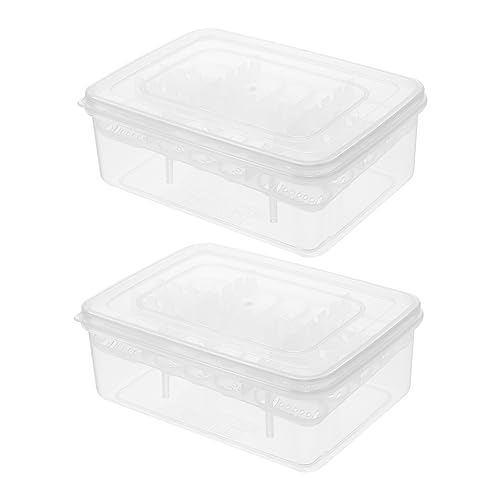 COLLBATH Reptilien Brutkasten Für Eier 2 Stück Mit 16 Löchern Thermometer Ausbrüten Behälter Transparent Reinigbar Reptilieneier Zubehör COLLBATH Reptilien Brutkasten Für Eier 2 Stück Mit 16 Löchern Thermometer Ausbrüten Behälter Transparent Reinigbar Reptilieneier Zubehör von COLLBATH