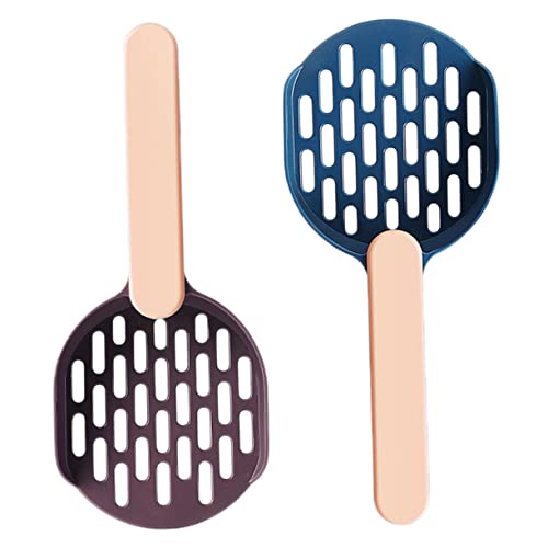 COLLBATH 2 Stück Abs Katzenstreuschaufel Teiliges mit Halbrundem Design Verschleißfest und Robust Geeignet für Katzentoilette und Effektive von Katzensand und Tierabfällen Aufhängeloch Blau COLLBATH 2 Stück Abs Katzenstreuschaufel Teiliges mit Halbrundem Design Verschleißfest und Robust Geeignet für Katzentoilette und Effektive von Katzensand und Tierabfällen Aufhängeloch Blau von COLLBATH