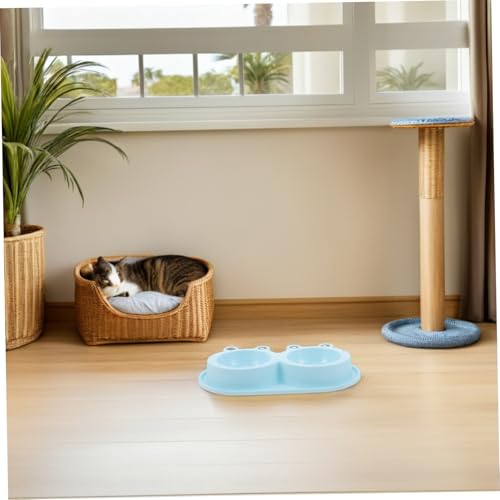 COLLBATH 2 Stück Froschförmige Doppelnapf für Katzen und Hunde mit Rutschfester Basis Erhöhter Futterschale für Trocken Nassfutter Optimal für Streunerkatzen im Außenbereich COLLBATH 2 Stück Froschförmige Doppelnapf für Katzen und Hunde mit Rutschfester Basis Erhöhter Futterschale für Trocken Nassfutter Optimal für Streunerkatzen im Außenbereich von COLLBATH