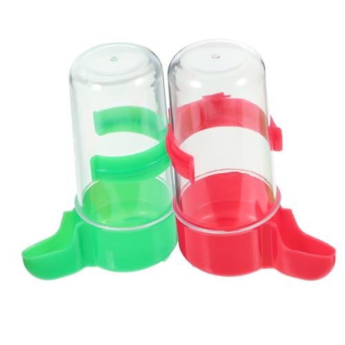 COLLBATH 2 Stücke Automatischer Vogel Wasserspender Für Käfig Papagei Wasser Behälter Mit Anti-leck-Design von COLLBATH