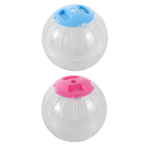 COLLBATH 2stücke Transparentes Hamster Laufrad Aus Kunststoff Für Kleine Haustiere Geräuscharmer Gymnastikball Mit Geräumigem Innenraum Einfach Zu Reinigen Für Hamster Und Chinchillas COLLBATH 2stücke Transparentes Hamster Laufrad Aus Kunststoff Für Kleine Haustiere Geräuscharmer Gymnastikball Mit Geräumigem Innenraum Einfach Zu Reinigen Für Hamster Und Chinchillas von COLLBATH