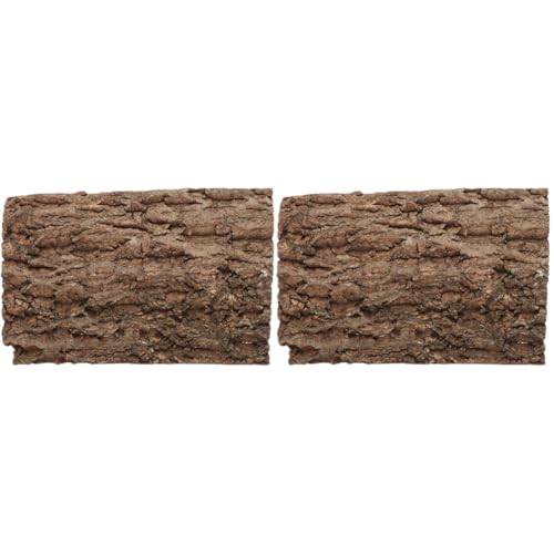 COLLBATH 2 Stücke Kork Terrarium Hintergrund Reptil Tank Baum Hintergrund Wärme Lampe Birne Reptil Zubehör von COLLBATH