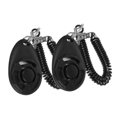 COLLBATH 2 Stück Haustier-trainingsklicker Mit Handschlaufe Einfach Zu Tragen Clicker Spielzeug Für Hundeverhaltenstraining Universell Passend Für Kleine Und Große Hunde COLLBATH 2 Stück Haustier-trainingsklicker Mit Handschlaufe Einfach Zu Tragen Clicker Spielzeug Für Hundeverhaltenstraining Universell Passend Für Kleine Und Große Hunde von COLLBATH