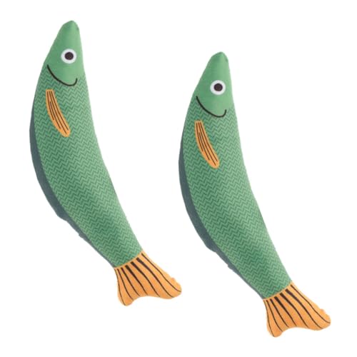 COLLBATH Selbstbelustigtes Katzenminzen-Fischspielzeug 2er-Pack Katzenspielzeug in Form eines Cartoon-Fischs interaktives Katzenspielzeug COLLBATH Selbstbelustigtes Katzenminzen-Fischspielzeug 2er-Pack Katzenspielzeug in Form eines Cartoon-Fischs interaktives Katzenspielzeug von COLLBATH