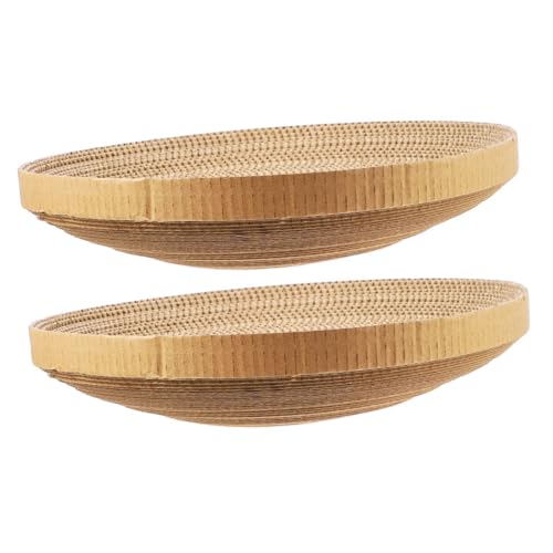 COLLBATH 2 Stück Katzen Kratzbrett Runde Karton Ersatz Kratzpads für Katzen und Langlebig Schützt Möbel Fördert das Kratzverhalten und Sorgt für Gesunde Krallen COLLBATH 2 Stück Katzen Kratzbrett Runde Karton Ersatz Kratzpads für Katzen und Langlebig Schützt Möbel Fördert das Kratzverhalten und Sorgt für Gesunde Krallen von COLLBATH