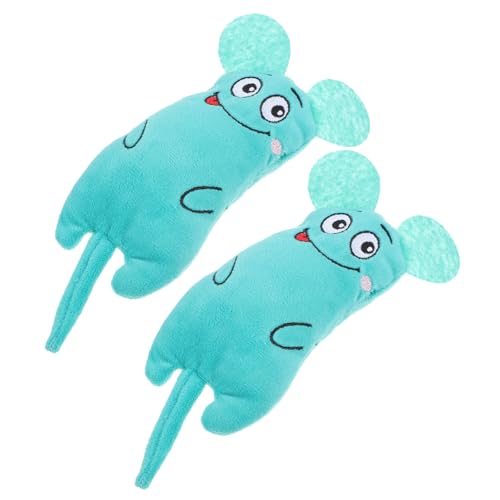 COLLBATH 2 Stück Katzen Und Mäusespielzeug Tierspielzeug Kätzchenhalsband Katzenspielzeug Beiß Und Kaustäbchen Katzen Katzenkauspielzeug Zur Zahnreinigung Katzenkaustäbchen Snack von COLLBATH