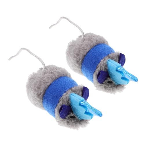 COLLBATH 2 Stück Katzenminze Katzenspielzeug für Wohnungskatzen Katzenminze Mäuse interaktive Katze Spielzeugmaus zahnspielzeug für kätzchen Plüsch COLLBATH 2 Stück Katzenminze Katzenspielzeug für Wohnungskatzen Katzenminze Mäuse interaktive Katze Spielzeugmaus zahnspielzeug für kätzchen Plüsch von COLLBATH