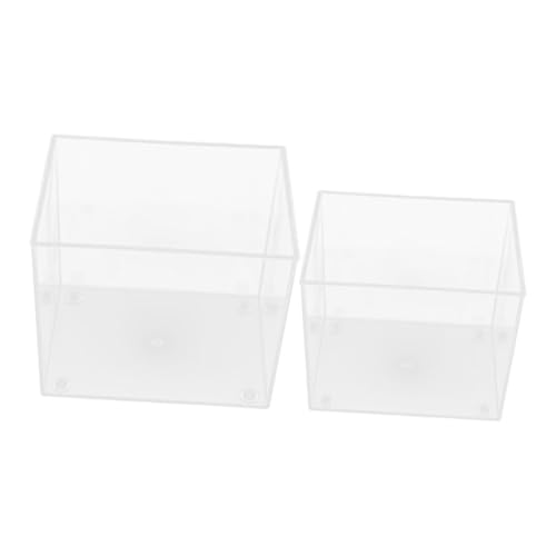 COLLBATH 2 Stück Kompakter Betta Fisch Tank Offenes Design für Einfache Einrichtung und Pflege für Schreibtische und Kleine Räume COLLBATH 2 Stück Kompakter Betta Fisch Tank Offenes Design für Einfache Einrichtung und Pflege für Schreibtische und Kleine Räume von COLLBATH