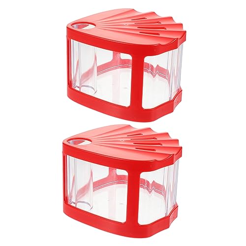COLLBATH 2 Stück Mini Fisch Tanks mit LED Dekorative Aquarien für Betta Fische Klein Kreativ und Praktisch für Büro und Zuhause Einfach zu Reinigen Lagern COLLBATH 2 Stück Mini Fisch Tanks mit LED Dekorative Aquarien für Betta Fische Klein Kreativ und Praktisch für Büro und Zuhause Einfach zu Reinigen Lagern von COLLBATH
