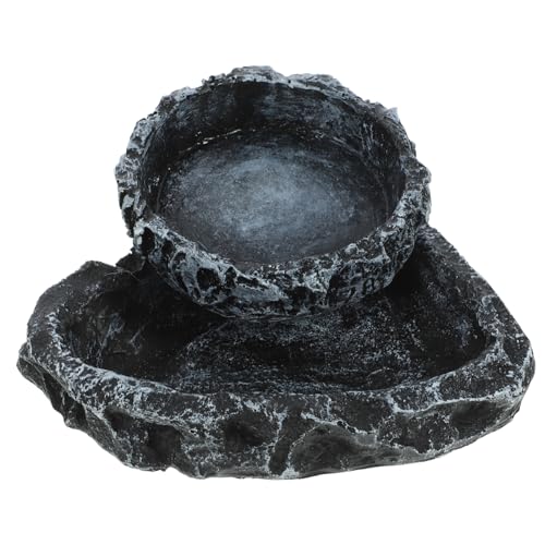 COLLBATH Eleganter Futter- und Wassernapf für Reptilien aus Kunstharz kompakte Größe für Geckos Schlangen und Schildkröten Futternapf-Set für Haustiere COLLBATH Eleganter Futter- und Wassernapf für Reptilien aus Kunstharz kompakte Größe für Geckos Schlangen und Schildkröten Futternapf-Set für Haustiere von COLLBATH