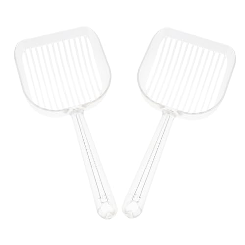 COLLBATH 2 Stück Schaufel Für Katzenstreu Wurf Werkzeug Katzenstreu Scoop Tragbar Abfallschaufel Reinigen Katzen Katzenstreu Schaufeln Multifunktionaler Mülleimer Sauber Transparent STK COLLBATH 2 Stück Schaufel Für Katzenstreu Wurf Werkzeug Katzenstreu Scoop Tragbar Abfallschaufel Reinigen Katzen Katzenstreu Schaufeln Multifunktionaler Mülleimer Sauber Transparent STK von COLLBATH