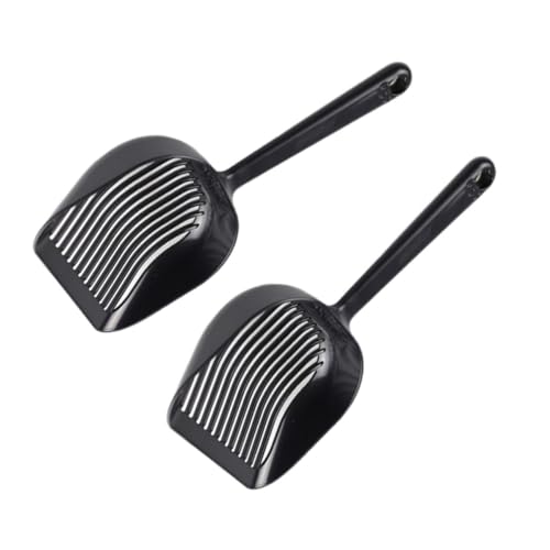 COLLBATH 2 Stück Schaufel für Katzenstreu Picker Wurf Scoop katzentoiletten streuwanne litterbox Haustierstreuschaufel mit langem Griff Reinigungsmittel für Haustiere Plastik Black COLLBATH 2 Stück Schaufel für Katzenstreu Picker Wurf Scoop katzentoiletten streuwanne litterbox Haustierstreuschaufel mit langem Griff Reinigungsmittel für Haustiere Plastik Black von COLLBATH