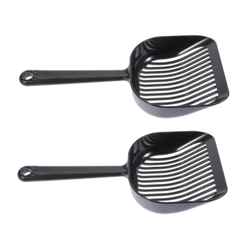 COLLBATH 2 Stück Schaufel für Katzenstreu cat Litter Shovel katzenstreu schippe Katze Sandschaufel Schaufel für Katzenkot Werkzeug zum Reinigen von Haustierhaufen Katzenstreuschaufel Black COLLBATH 2 Stück Schaufel für Katzenstreu cat Litter Shovel katzenstreu schippe Katze Sandschaufel Schaufel für Katzenkot Werkzeug zum Reinigen von Haustierhaufen Katzenstreuschaufel Black von COLLBATH