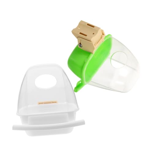 COLLBATH 2 Stücke Vogel Käfig Tassen Hängen Wasserspender Futterbox Für Papagei Vogelkäfig-zubehör Leicht Reinigen COLLBATH 2 Stücke Vogel Käfig Tassen Hängen Wasserspender Futterbox Für Papagei Vogelkäfig-zubehör Leicht Reinigen von COLLBATH