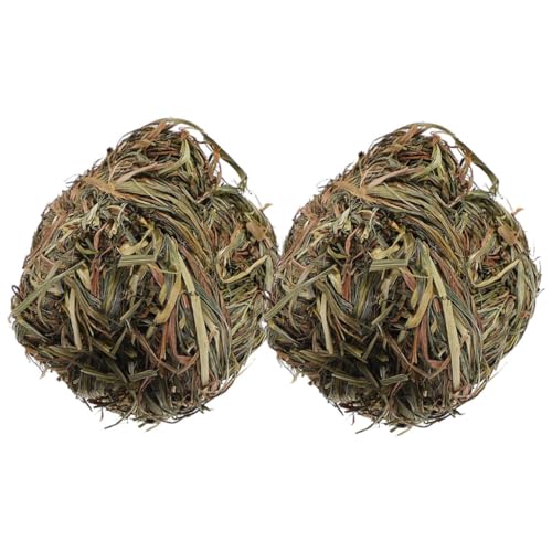 COLLBATH 2stücke Grasball Zum Kauen Für Kaninchen Und Kleintiere Naturgras Spielzeug Zum Beißen Für Hamster Und Meerschweinchen Zahnen Kauspielzeug Für Hasen COLLBATH 2stücke Grasball Zum Kauen Für Kaninchen Und Kleintiere Naturgras Spielzeug Zum Beißen Für Hamster Und Meerschweinchen Zahnen Kauspielzeug Für Hasen von COLLBATH