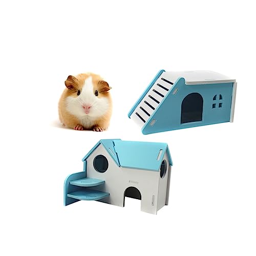 COLLBATH PVC-hamsterhaus Mit Löchern Für Kleine Haustiere Doppelschichtiges Spielzeug Versteck Für Mäuse Und Hamster COLLBATH PVC-hamsterhaus Mit Löchern Für Kleine Haustiere Doppelschichtiges Spielzeug Versteck Für Mäuse Und Hamster von COLLBATH