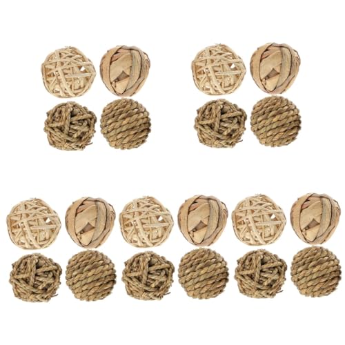 COLLBATH 20 STK Hasengras Ball Hamster Backenzahn Ball Spielzeug Zum Kauen Von Vögeln Heimtierbedarf Hamster Backenzahn Spielzeug Kauspielzeug Für Hunde Grasbällchen Kauen Rattankugel Stroh COLLBATH 20 STK Hasengras Ball Hamster Backenzahn Ball Spielzeug Zum Kauen Von Vögeln Heimtierbedarf Hamster Backenzahn Spielzeug Kauspielzeug Für Hunde Grasbällchen Kauen Rattankugel Stroh von COLLBATH