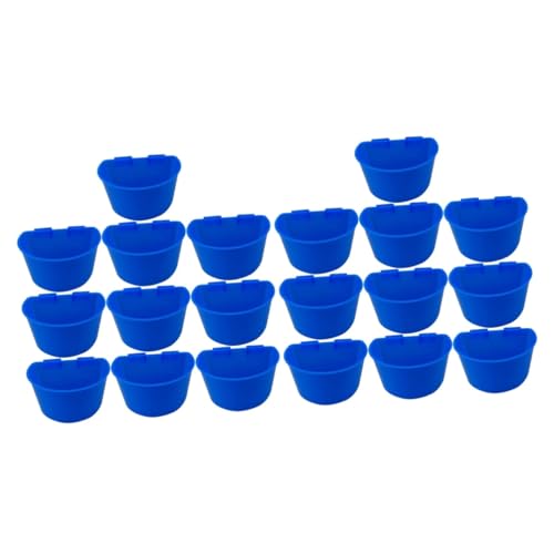 COLLBATH 20 STK Taube Sandbecher Futternapf Für Vögel Vogelfütterer Futtertrog Für Hühner Hühnerwasserbecher Für Futterspender Für Vogelkäfige Futternapf Für Tauben Kaninchenfutter Blue COLLBATH 20 STK Taube Sandbecher Futternapf Für Vögel Vogelfütterer Futtertrog Für Hühner Hühnerwasserbecher Für Futterspender Für Vogelkäfige Futternapf Für Tauben Kaninchenfutter Blue von COLLBATH