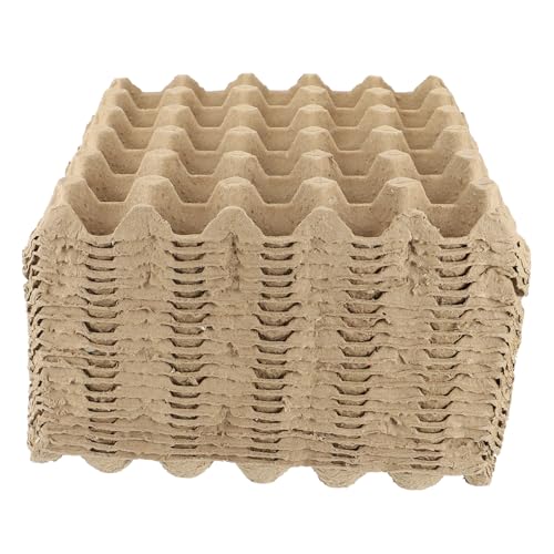 COLLBATH 20 Stück Pulp Eierbox Insektenzuchttrays für Reptilienzucht und Nahrungszubereitung Vielseitig Einsetzbar für Heim und Laborexperimente Robust und Langlebig von COLLBATH