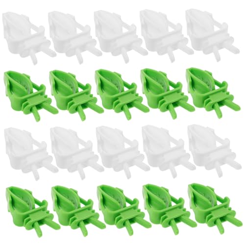 COLLBATH 20 Stück Teiliges Papageien Futterhalter aus Ungiftigem rutschfeste Gemüse Obstclips mit Glatten Kanten Multifunktional als Futterspender für Wellensittiche Sittiche COLLBATH 20 Stück Teiliges Papageien Futterhalter aus Ungiftigem rutschfeste Gemüse Obstclips mit Glatten Kanten Multifunktional als Futterspender für Wellensittiche Sittiche von COLLBATH