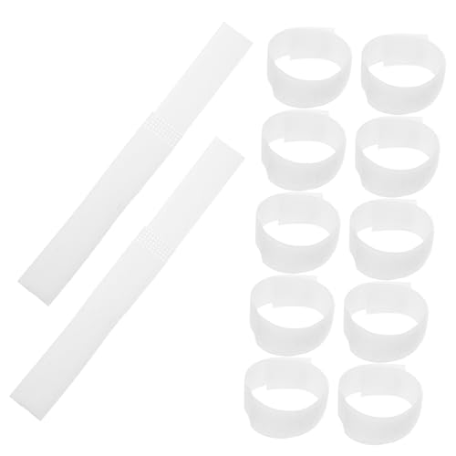 COLLBATH 20 Stück Verstellbare Rutsch Sockenbänder für Haustiere Schutzbänder für Outdoor Aktivitäten Weiß COLLBATH 20 Stück Verstellbare Rutsch Sockenbänder für Haustiere Schutzbänder für Outdoor Aktivitäten Weiß von COLLBATH