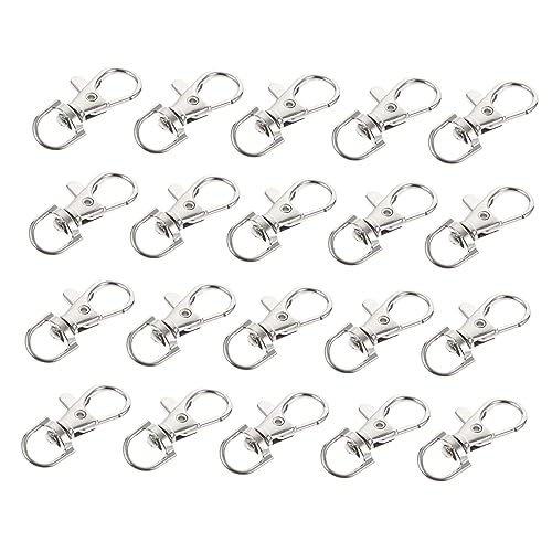COLLBATH 20 Stück Metallhakenclips Für Vogelkäfige Fluchtschutz Türschnallen Für Vogelkäfige Vogelkäfigschloss Käfigschloss Für Papageien von COLLBATH